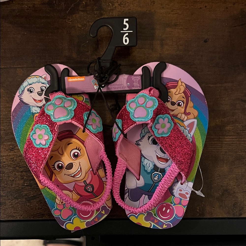 Nickelodeon Pink and Blue Kids Sandals
